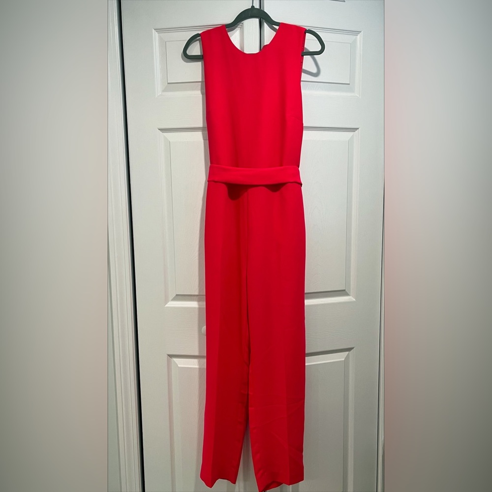 Banana Republic Jumpsuit; Bright Pink; suiting